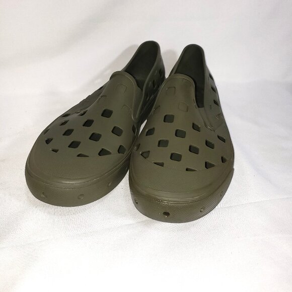 VANS Slip-On Trk Grape Leaf Rubber Water Shoes Men's SZ 12 - Picture 1 of 10